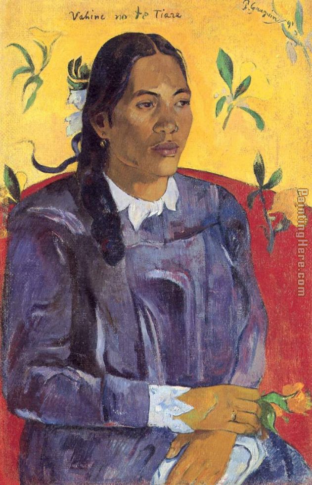 Paul Gauguin Woman with a Flower